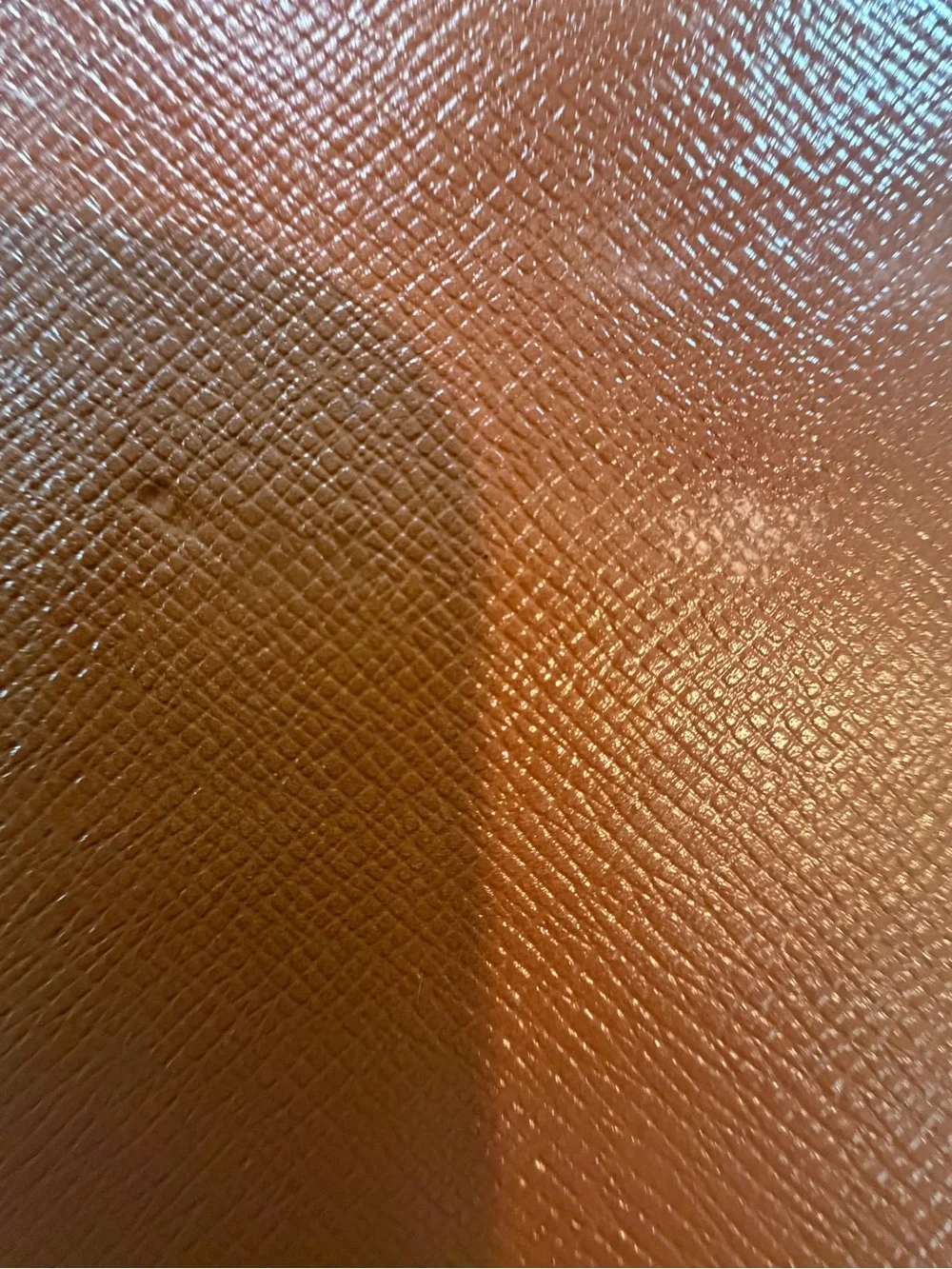 Louis Vuitton Leather Passport Cover Wallet in Brown